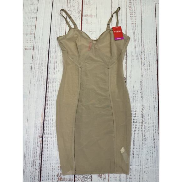 SPANX Other - Spanx Red Hot Shapewear Slip Women's Size M Sandcastle Nude Tan NWT